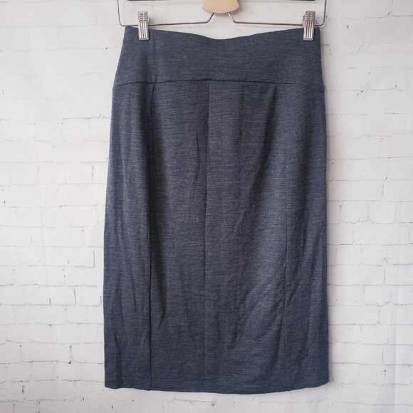 NWT IBEX Ava Midi Pencil Skirt 100% Merino Wool - SMALL - Picture 3 of 7